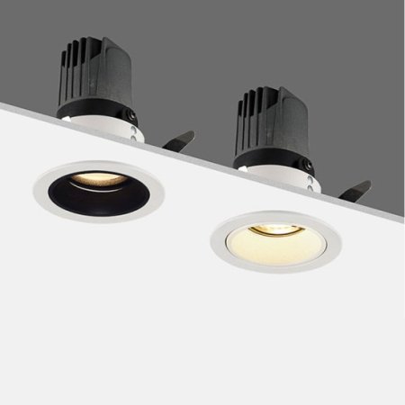 (image for) 12W CEILING SPOTLIGHT WHOLESALE EMBEDDED COB HOTEL LIGHT DEEP ANTI-GLARE WALL WASHER SPOTLIGHT