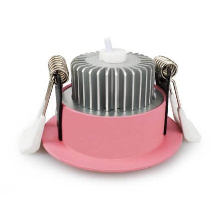 (image for) 3W LED RECESSED LIGHTING DIMMABLE PINK DOWNLIGHT, CRI80, LED CEILING LIGHT WITH LED DRIVER