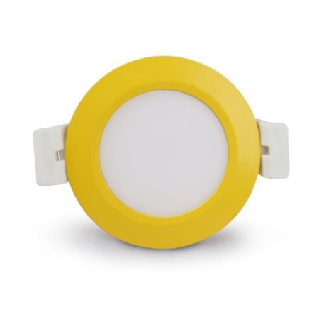 (image for) 5W LED RECESSED LIGHTING DIMMABLE YELLOW DOWNLIGHT, CRI80, LED CEILING LIGHT WITH LED DRIVER
