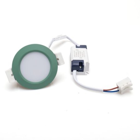 (image for) 3W LED RECESSED LIGHTING DIMMABLE GREEN DOWNLIGHT, CRI80, LED CEILING LIGHT WITH LED DRIVER
