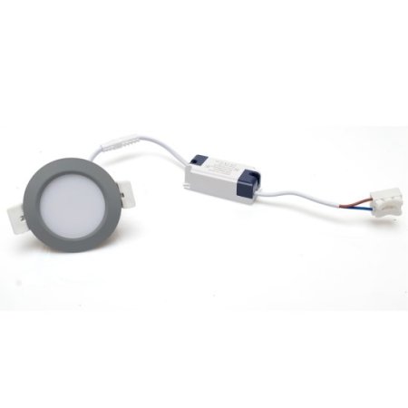 (image for) 5W LED RECESSED LIGHTING DIMMABLE GREY DOWNLIGHT, CRI80, LED CEILING LIGHT WITH LED DRIVER