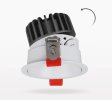 (image for) 12W Spotlight Led Embedded High Color Rendering Deep Anti-glare Narrow Frame Wall Washer Without Main Light Downlight