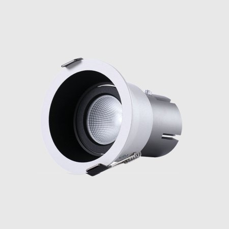 (image for) 18W Downlight Led Spotlight Aluminum Embedded Anti-glare Aisle Light Home Background Wall Ceiling Light