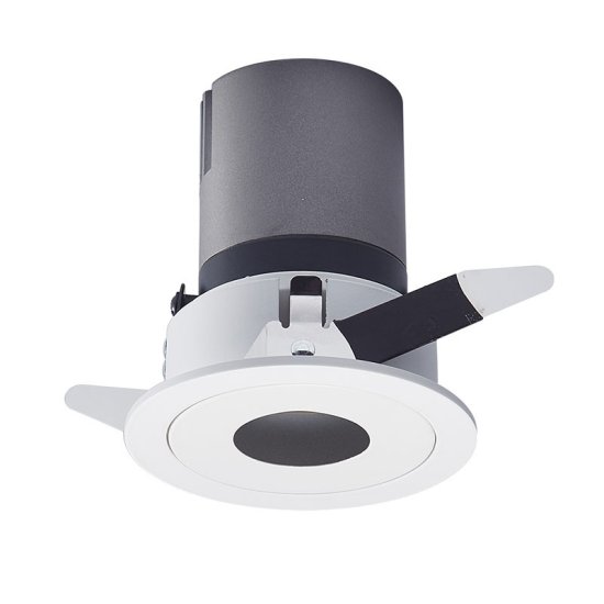 (image for) 12W Round Hole Downlight Led Spotlight Embedded Anti-glare Wall Washer Commercial Aisle Background Wall Ceiling Light