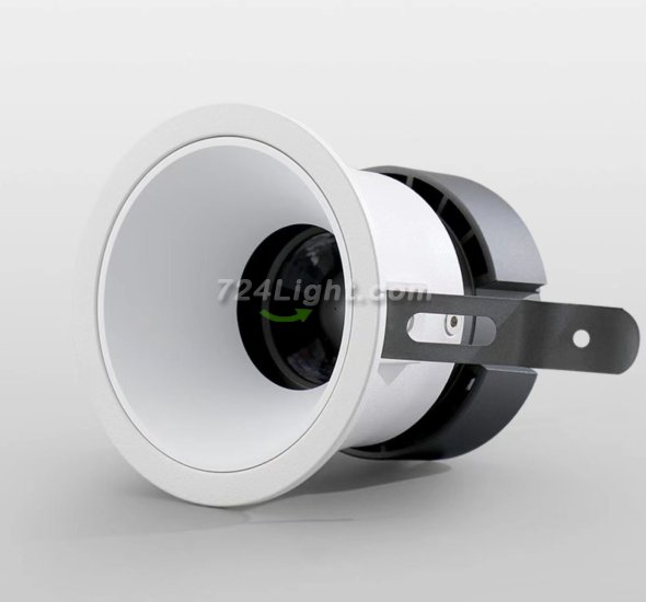 (image for) 7W Downlight LED High Display Deep Anti-glare Embedded Spotlight Living Room Bedroom Intelligent Doft Light Lighting Downlight