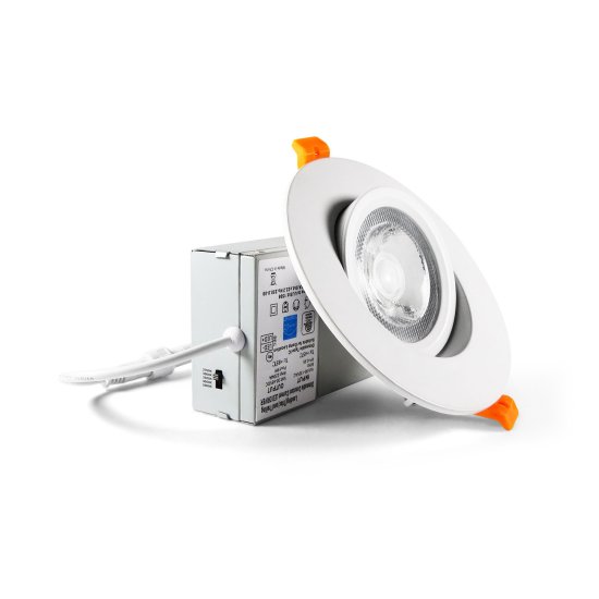 (image for) 9W Downlight 360 Degree Rotating Embedded Universal Adjustment LED Spotlight COB Home Living Room Downlight