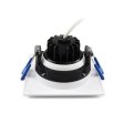 (image for) 9W Square Adjustable COB Downlight Aluminum Home Recessed Living Room Bedroom Ceiling Light