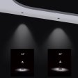 (image for) 15W HOTEL LIVING ROOM SPOTLIGHT COB ANTI-GLARE HIGH DISPLAY INDEX LED CEILING DOWNLIGHT FRAMELESS EMBEDDED SPOTLIGHT