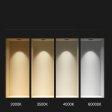 (image for) 15W HOTEL LIVING ROOM SPOTLIGHT COB ANTI-GLARE HIGH DISPLAY INDEX LED CEILING DOWNLIGHT FRAMELESS EMBEDDED SPOTLIGHT