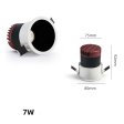 (image for) 7W HOTEL LIVING ROOM DEEP ANTI-GLARE SPOTLIGHT EMBEDDED COB WALL WASHER CREE CHIP HIGH DISPLAY FINGER NARROW EDGE