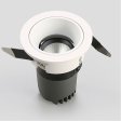 (image for) 12W CEILING SPOTLIGHT WHOLESALE EMBEDDED COB HOTEL LIGHT DEEP ANTI-GLARE WALL WASHER SPOTLIGHT