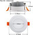 (image for) 3W LED RECESSED LIGHTING DIMMABLE DOWNLIGHT, CRI80, LED CEILING LIGHT WITH LED DRIVER