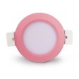 (image for) 3W LED RECESSED LIGHTING DIMMABLE PINK DOWNLIGHT, CRI80, LED CEILING LIGHT WITH LED DRIVER