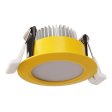 (image for) 3W LED RECESSED LIGHTING DIMMABLE YELLOW DOWNLIGHT, CRI80, LED CEILING LIGHT WITH LED DRIVER