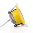 (image for) 3W LED RECESSED LIGHTING DIMMABLE YELLOW DOWNLIGHT, CRI80, LED CEILING LIGHT WITH LED DRIVER