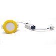 (image for) 3W LED RECESSED LIGHTING DIMMABLE YELLOW DOWNLIGHT, CRI80, LED CEILING LIGHT WITH LED DRIVER