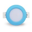 (image for) 3W LED RECESSED LIGHTING DIMMABLE BLUE DOWNLIGHT, CRI80, LED CEILING LIGHT WITH LED DRIVER