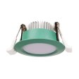 (image for) 5W LED RECESSED LIGHTING DIMMABLE GREEN DOWNLIGHT, CRI80, LED CEILING LIGHT WITH LED DRIVER