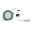 (image for) 5W LED RECESSED LIGHTING DIMMABLE GREEN DOWNLIGHT, CRI80, LED CEILING LIGHT WITH LED DRIVER
