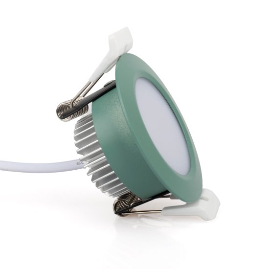 (image for) 5W LED RECESSED LIGHTING DIMMABLE GREEN DOWNLIGHT, CRI80, LED CEILING LIGHT WITH LED DRIVER