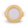 (image for) 3W LED RECESSED LIGHTING DIMMABLE WOOD GRAIN DOWNLIGHT, CRI80, LED CEILING LIGHT WITH LED DRIVER