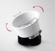 (image for) 12W Spotlight Led Embedded High Color Rendering Deep Anti-glare Narrow Frame Household Aluminum Wall Washer Downlight