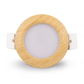 5W LED RECESSED LIGHTING DIMMABLE WOOD GRAIN DOWNLIGHT, CRI80, LED CEILING LIGHT WITH LED DRIVER