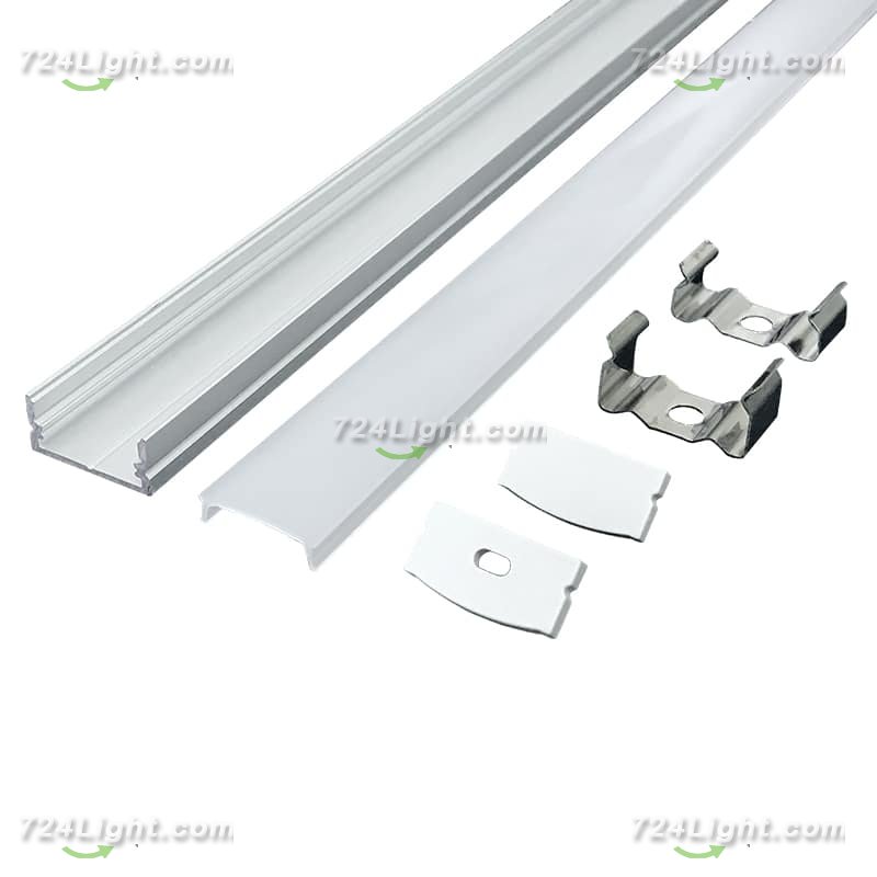 Modern minimalist style office line light kit aluminum hard light strip shell 1708