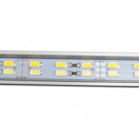 5 / 10 Pack SMD5630 Double Row Rigid LED Strip lighting 120LEDs per Meter with U Aluminum Shell