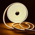 16.5ft/5M DC12V T1212 Silicone Waterproof Neon Flexible Strip LED Lights with 600LED SMD3528 LED