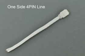 4 Pin 15.8CM Male Connector Cable for 5050 3528 5630 RGB LED light Strip Cord Clip