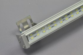 LED Wall Washer Double Row 39.3inch 1meter LED Strip 144LEDs 5050 5630 Rigid Bar with Holder