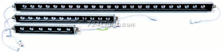 12'' Long RGBW SMD5050 18W 24V LED Wall Washer Light, Tempering Glass Cover IP67 Waterproof Grade,Energy Saving Linear LED Strip Light for Bridge, Hotel, Mega Bar Christmas Advertising Boards, Billboard,Building Commercial Lighting