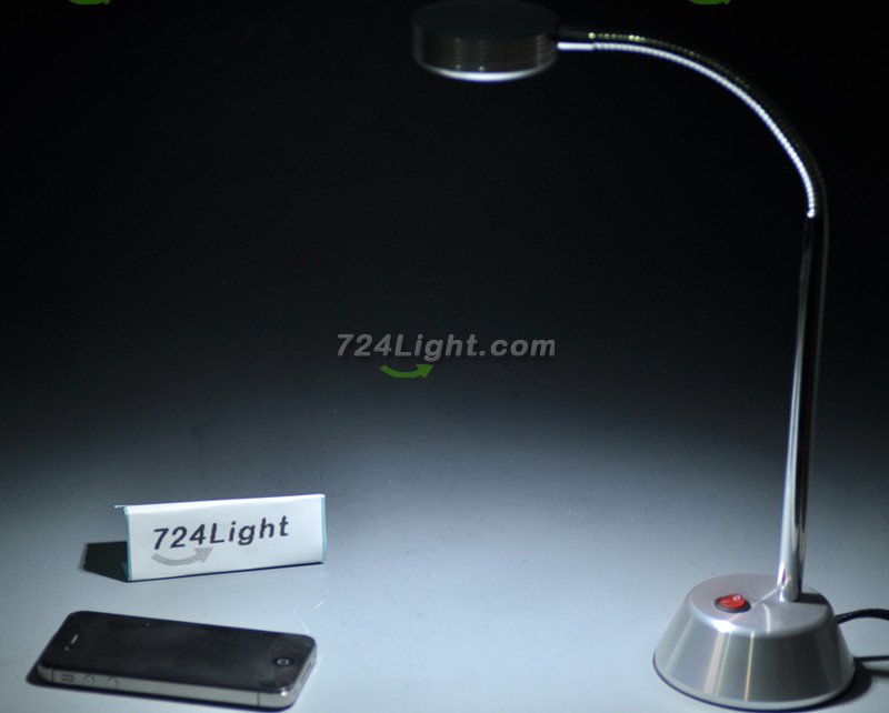 LED Desk Lamp Flexible LED Lamp LED Reading switch Lamp With Steady Lampstand and Switch