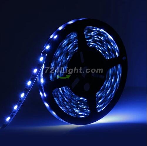 16.4FT/5M SMD5050-300 LED Strips RGB Color High Density Tri-Chip 60 LEDs Per Meter 10mm Wide RGB LED Tape
