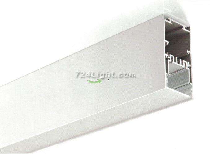 1 Meter 39.4\" Suspended LED Aluminum Profile LED Channel 75mm(H) x 38mm(W) Suit 26.5mm Flexible LED Strips