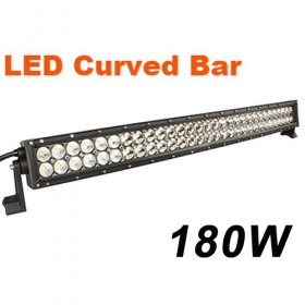 180W Curved LED Light Bar Double Row 60*3W CREE LED Work Light For Car Driving