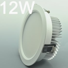 12W DL-HQ-101-12W LED Spotlight Cut-out 128.5mm Diameter 6.2" White Recessed LED Dimmable/Non-Dimmable LED Ceiling light