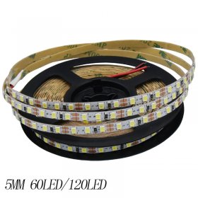 12V2835 NARROW BOARD 5MM SOFT LIGHT STRIP WITH 60 LIGHTS 120 LIGHTS HIGH BRIGHTNESS SIDE LIGHT BACKGROUND LED LOW VOLTAGE LIGHT STRIP