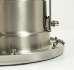 4 Pack 18W LED Under Water Light, Stainless Steel Housing, 190mm in Diameter, Single Color DC24V, IP68 Waterproof Fountain Light