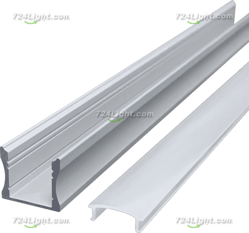 1715 Line Light Aluminum Hard Light Bar Aluminum Slot Shell Kit PC Extrusion