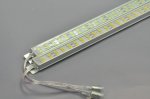 1meter Double Row 12V Waterproof LED Strip Bar 39.3inch 5050 1M Rigid LED Strip 12V With DC connector 144LEDs/M