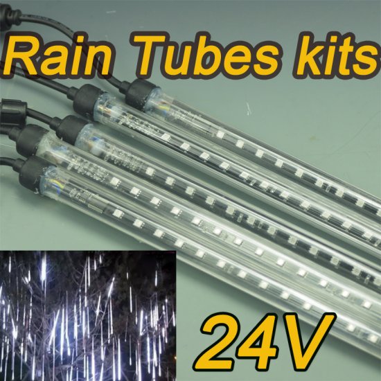 (image for) 24V LED Meteor Rain Kit with Remote Controller 5pcs 1meter(39.7\")