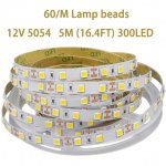 12v5054Led strip light 60leds/meter 12V5054 LOW VOLTAGE HIGH BRIGHTNESS strip light 5M (16.4FT) 300LEDS 5054strip lightss