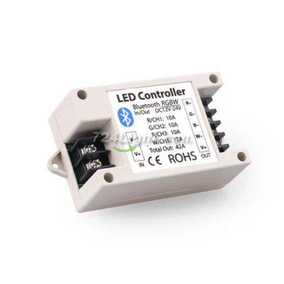 RGB/RGBW LED Strip Light Bluetooth Controller Phone APP Control for 5050 3528 RGB RGBW LED Strip Lights (Suitable for iOS & Android System)