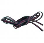 22Guage RGB LED Strip Extension Cable 4pin 4Color Stand Wire Bonded Flat Cable for SMD5050 3528 RGB Color