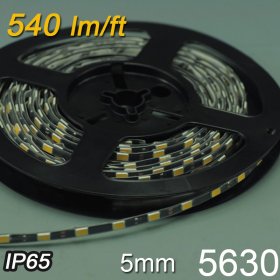 Waterproof LED Strip Light SMD5630 Flexible 12V Strip Light 5 meter(16.4ft) 300LEDs 5mm Width