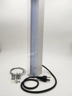 80W 40'' Full Spectrum Linear LED Grow Light Strip 6 Bands with IR & UV included, Adjustable Hanger, Idea for Greenhouse, Vegetables & Fruits, Horticulture, Propagation and City Farming