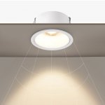 15W EMBEDDED ANTI-GLARE SPOTLIGHTLED CEILING LIGHT HOME LIVING ROOM WALL WASHER LIGHT COB NARROW EDGE DOWNLIGHT