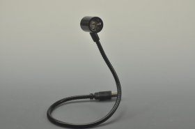 Black Flexible USB LED Reading Light Lamp for Computer Laptop Notebook PC Metal Snake